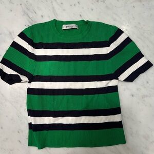 Zara Knit Green Top